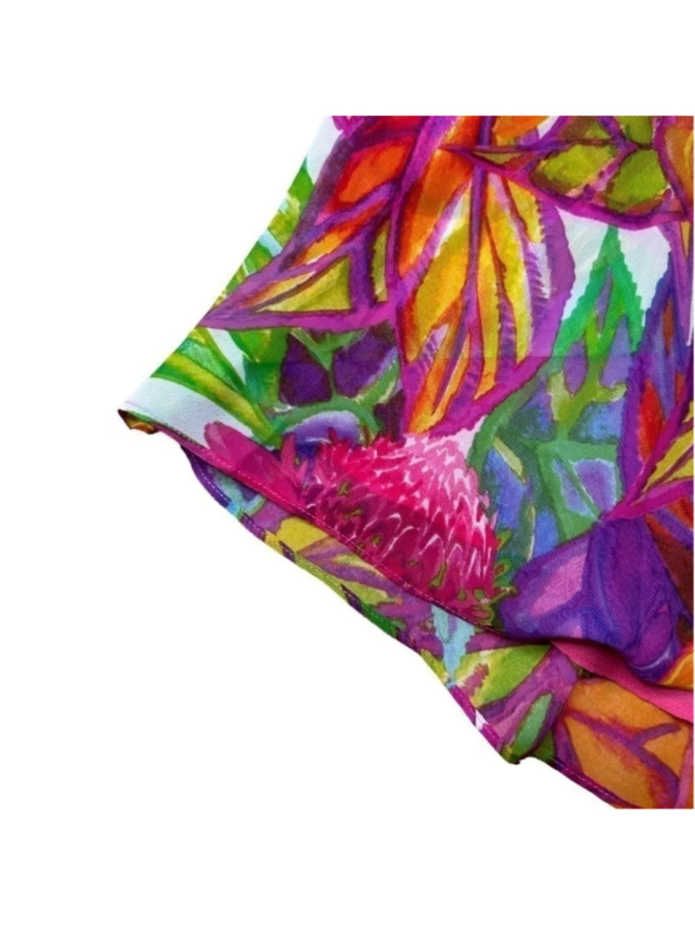 Lauren Ralph Lauren Women’s Petite Multi Floral Lined Wrap Skirt Size 12P - Picture 10 of 11